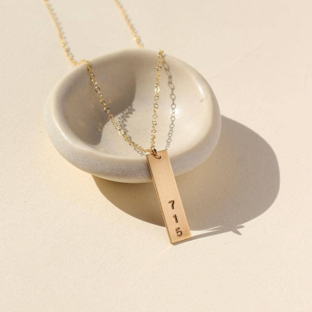 Token Jewelry - '712' Area Code Necklace