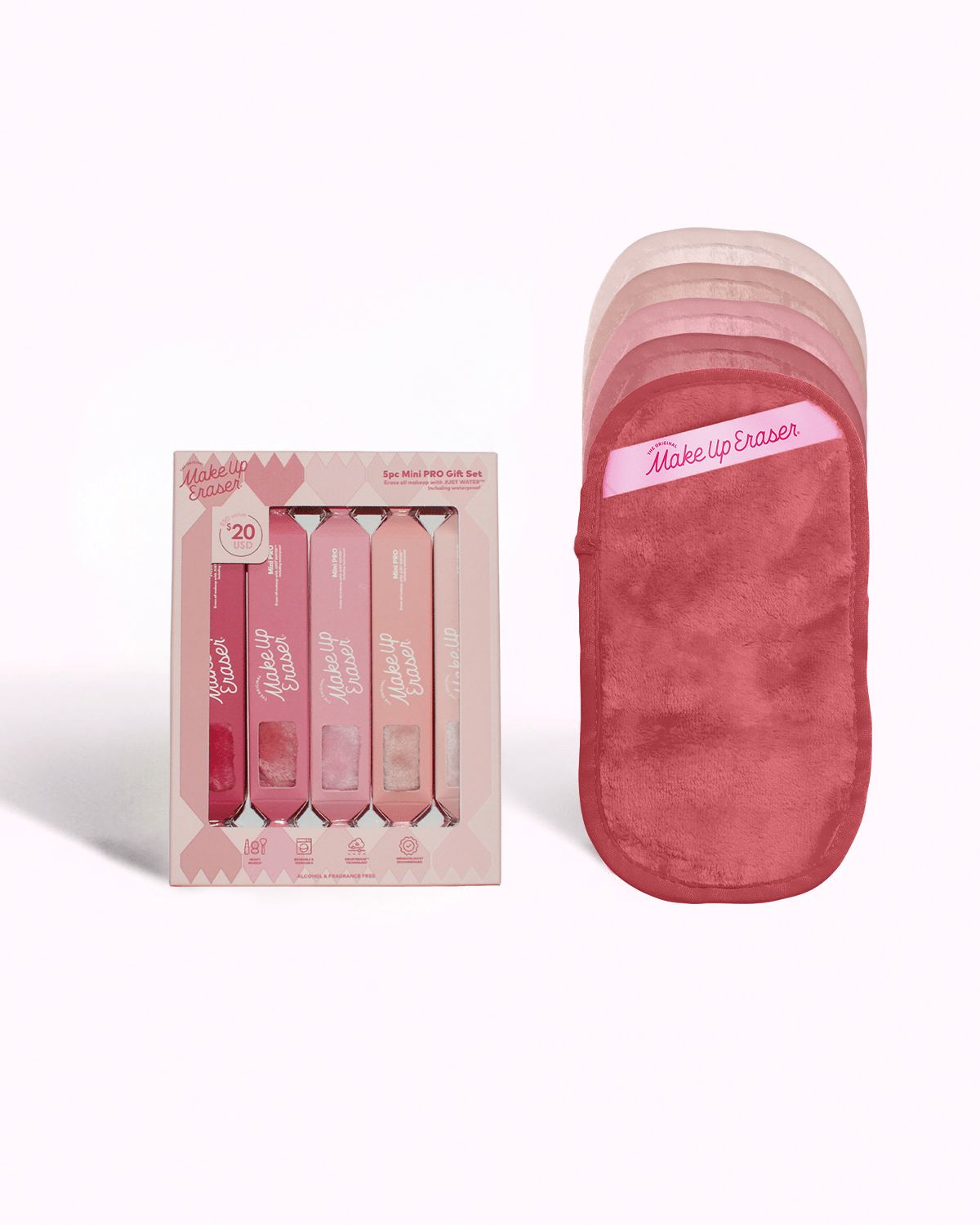 MakeUp Eraser - The Blush 5pc Gift Set | Mini PRO $50 Value Set