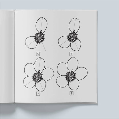 How to Draw Books for Kids: Modern Flowers