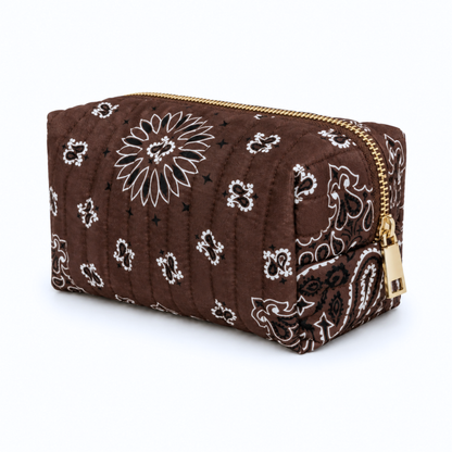 Ellison+Young - Ellison+Young Bandana Cosmetic Case, Everyday Travel Pouch