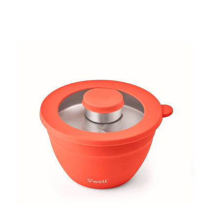 S'well - 64oz Radiant Coral Salad Bowl Kit