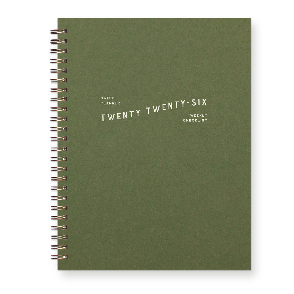 Ruff House Print Shop - 2026 Waves Dated Planner : Calendar Year