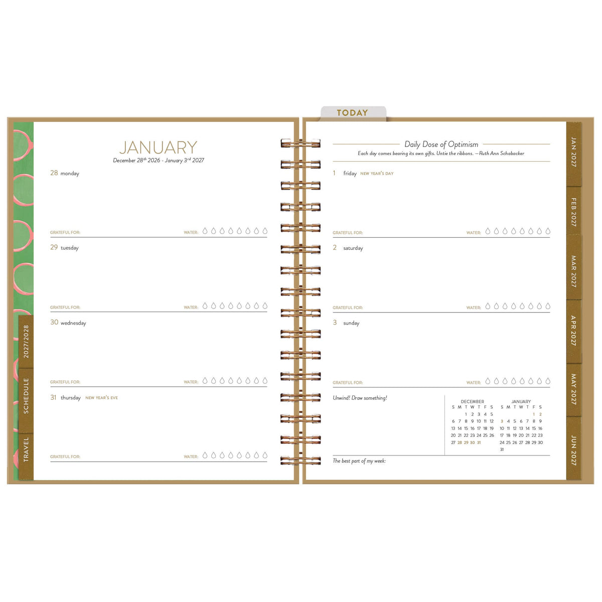 Seedlings - 2027 Dachshund 12 Month Planner (Jan -Dec 2027)