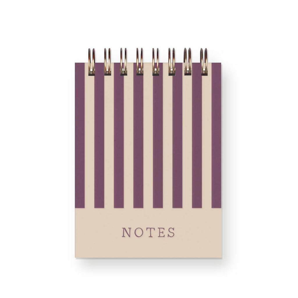 Ruff House Print Shop - Notes Stripe Mini Jotter Notebook