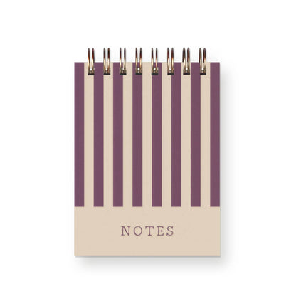 Ruff House Print Shop - Notes Stripe Mini Jotter Notebook