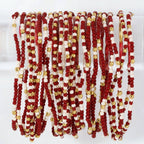 Splendid Iris - Set/4 Stretch Beaded GAME DAY Bracelets