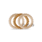 TELETIES - Spiral Hair Coils | Large | Luxury Living Hair Ties