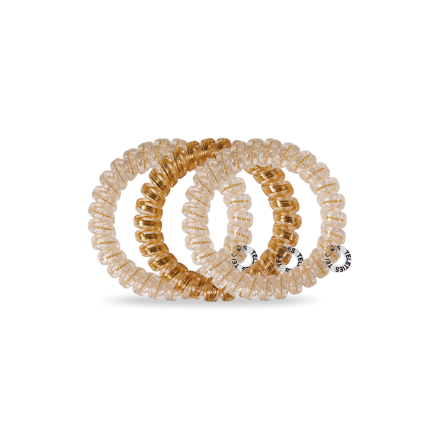TELETIES - Spiral Hair Coils | Large | Luxury Living Hair Ties