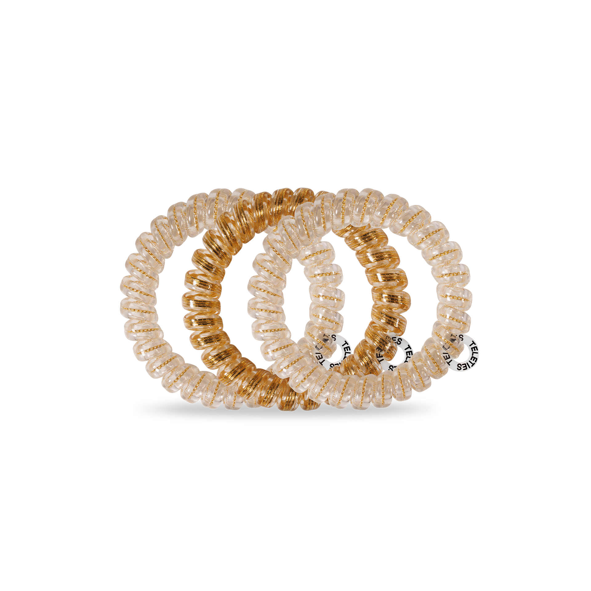 TELETIES - Spiral Hair Coils | Large | Luxury Living Hair Ties