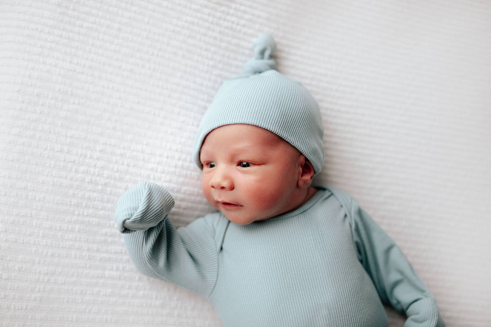 Three Little Tots - Blue Bird Knotted Gown
