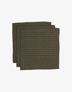 Geometry - Forest Waffle Washcloth Set