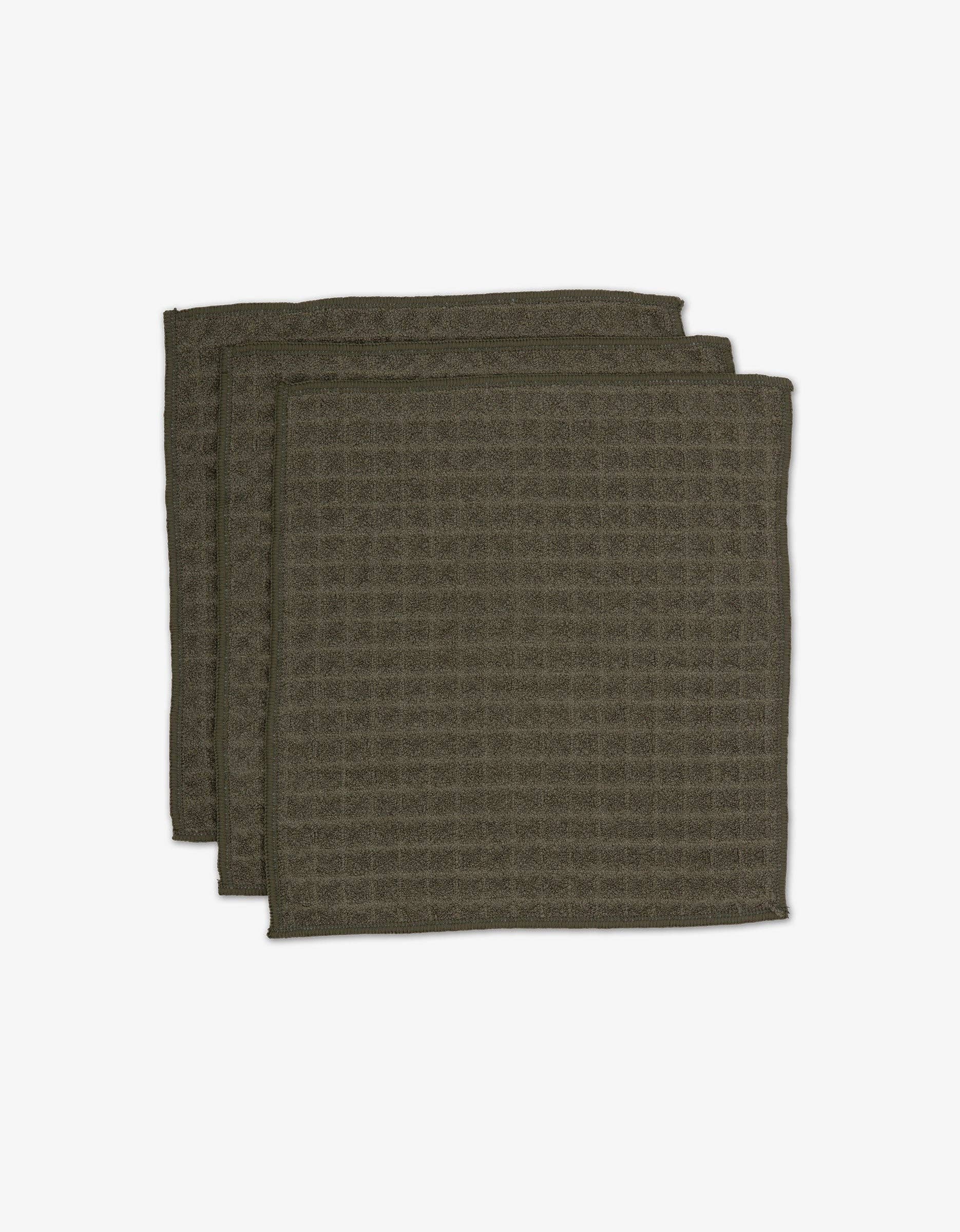 Geometry - Forest Waffle Washcloth Set
