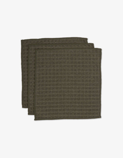 Geometry - Forest Waffle Washcloth Set