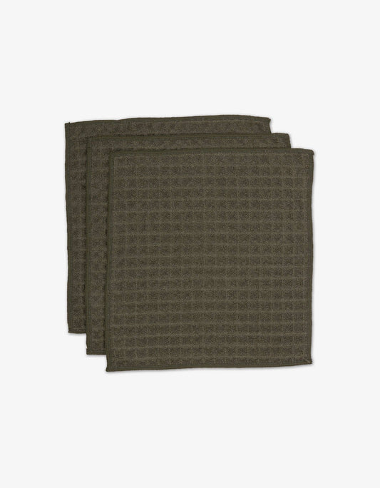 Geometry - Forest Waffle Washcloth Set