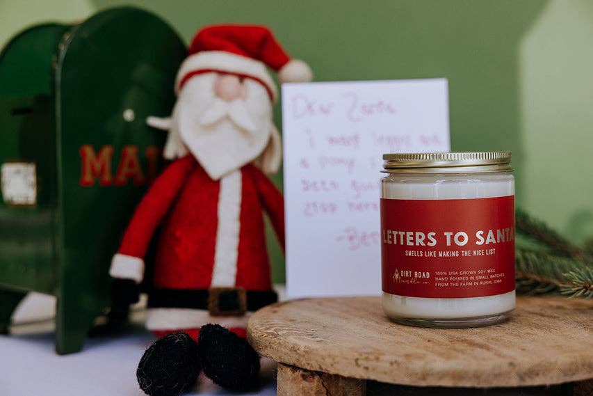 Dirt Road Candle Co - Letters To Santa Candle