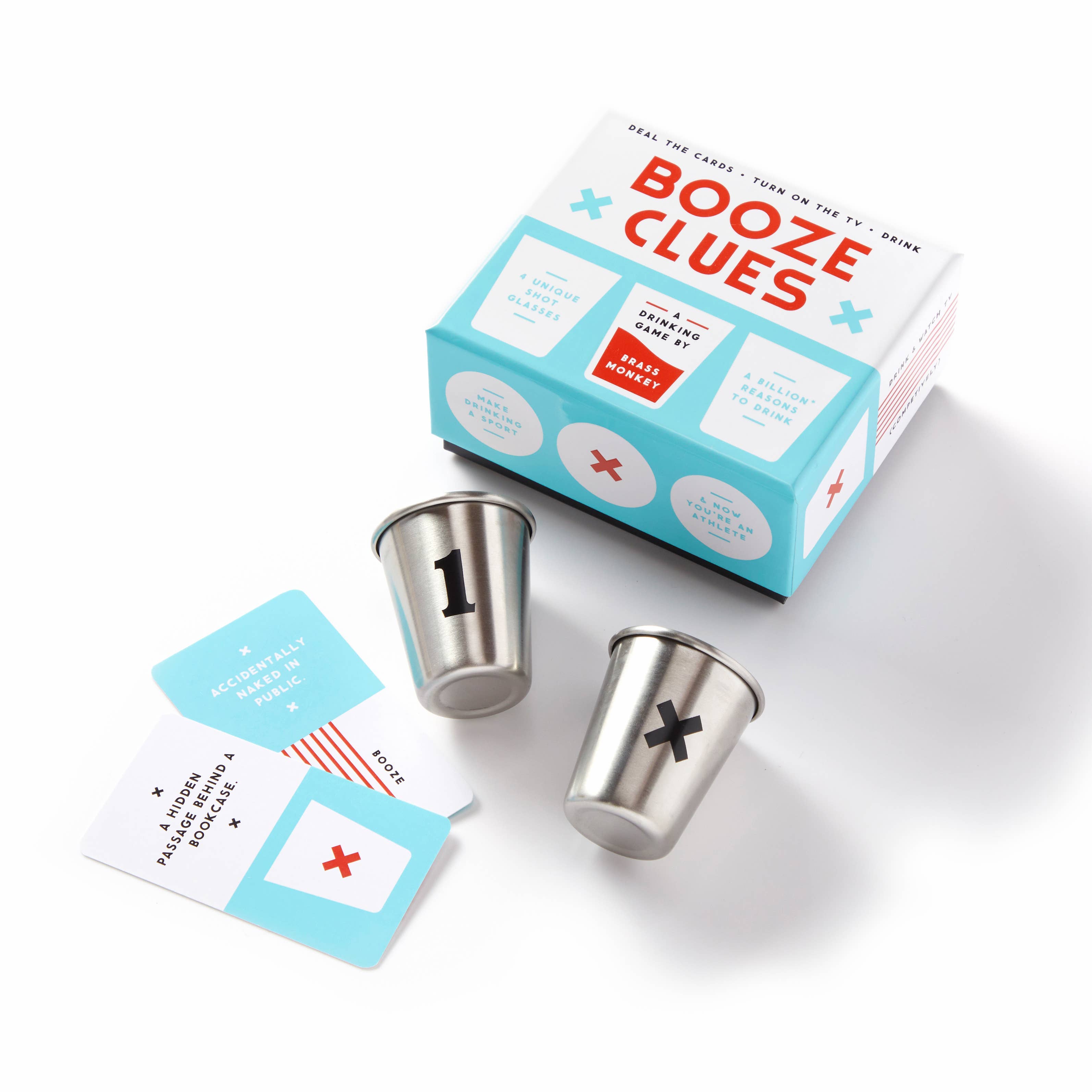 Brass Monkey - Booze Clues Drinking Game Set