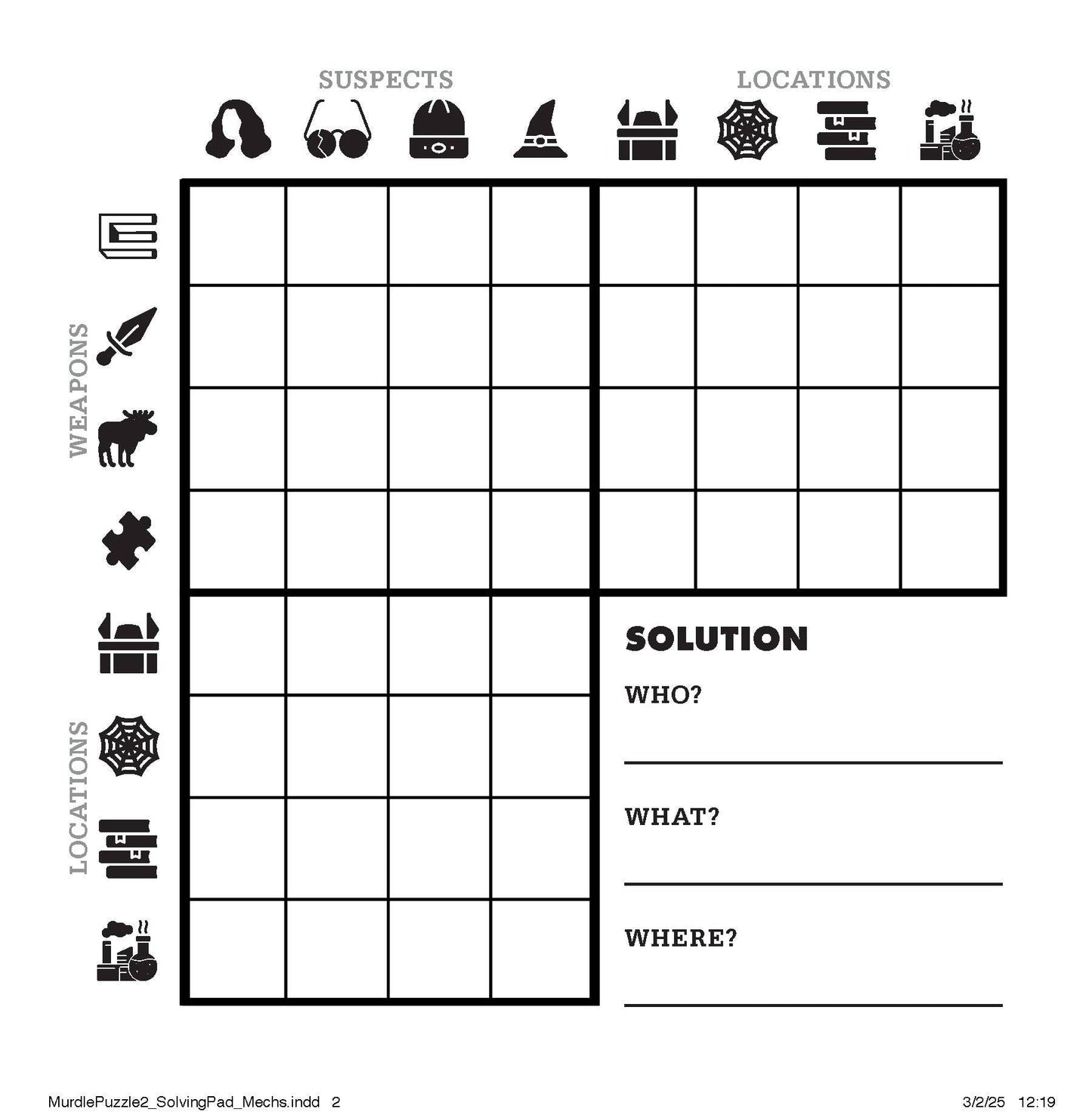 Chronicle Books - Murdle in the Mystery Mansion 500-Piece Jigsaw Puzzle