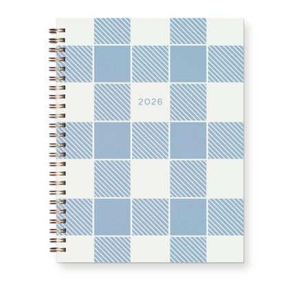 Ruff House Print Shop - 2026 Gingham Dated Planner : Calendar Year