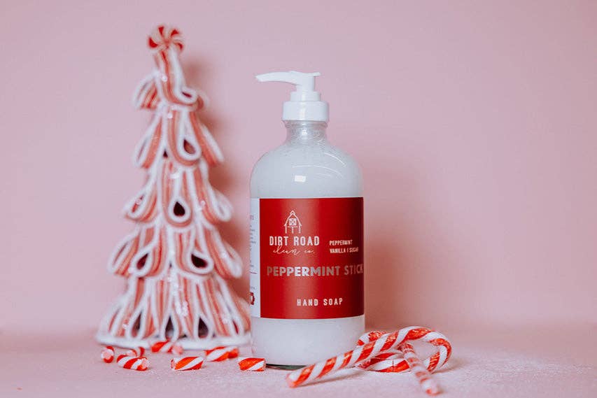 Dirt Road Candle Co - Peppermint Stick Hand Soap