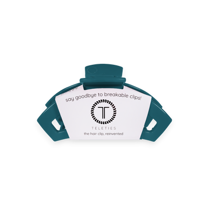 TELETIES - Open Teal With It Small Hair Clip