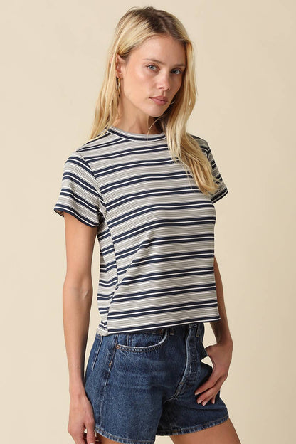 Mila Stripe Baby Tee