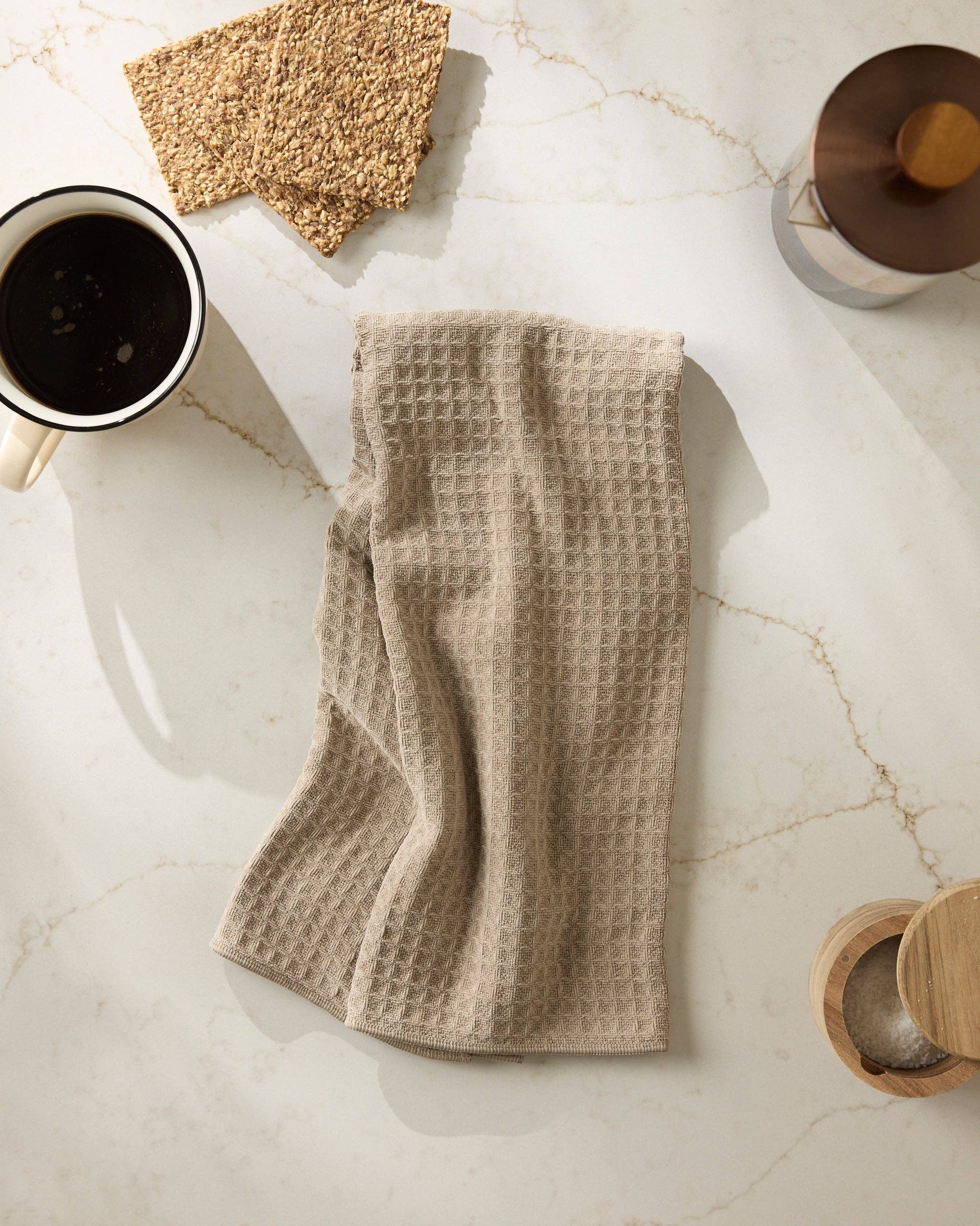Geometry - Latte Truffle Hand Towel