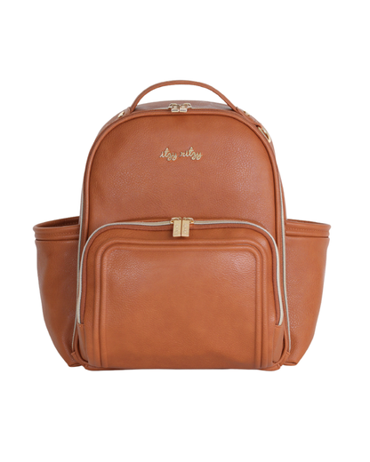 Itzy Ritzy - Cognac Itzy Mini Plus™ Backpack Diaper Bag