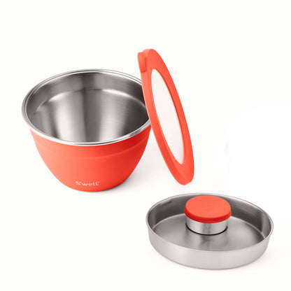 S'well - 64oz Radiant Coral Salad Bowl Kit