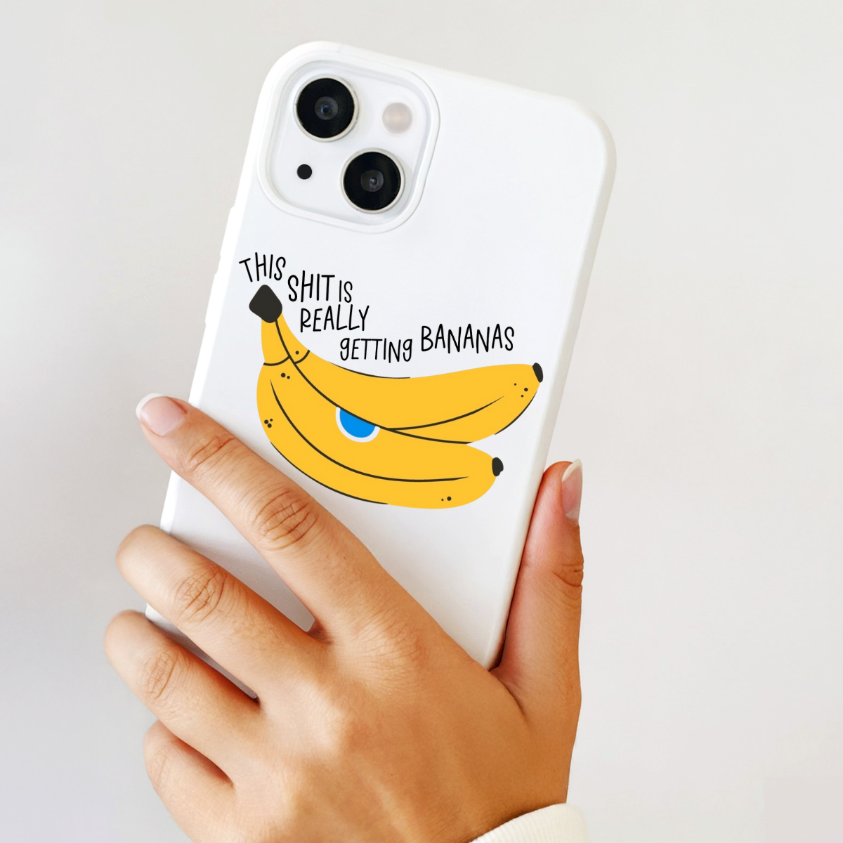 inviting affairs paperie - This Sh*t Is Really Getting Bananas Sticker