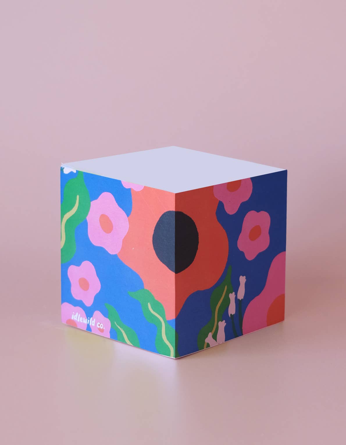 Idlewild Co. - Wavy Daisy Sticky Note Cube