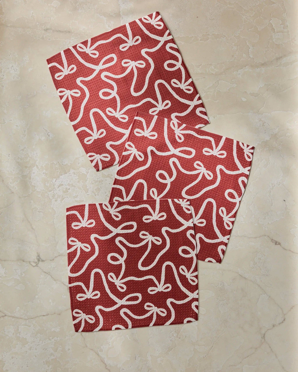 Geometry - Holiday Bows Dishcloth Set - Holiday 2026