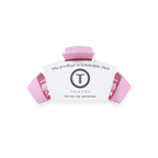 TELETIES - Classic Hair Clip | Small | Merry Pinkmas