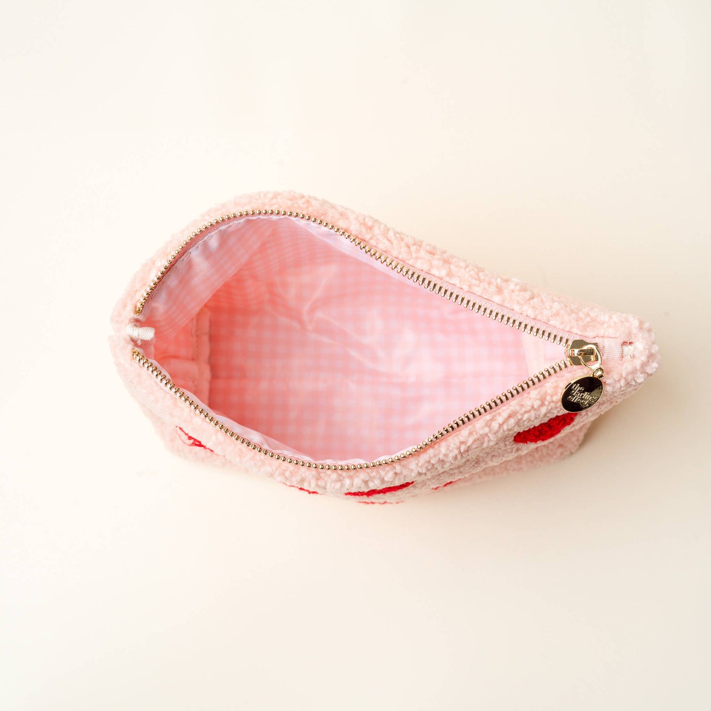 The Darling Effect - Teddy Pouch- Hearts Pink