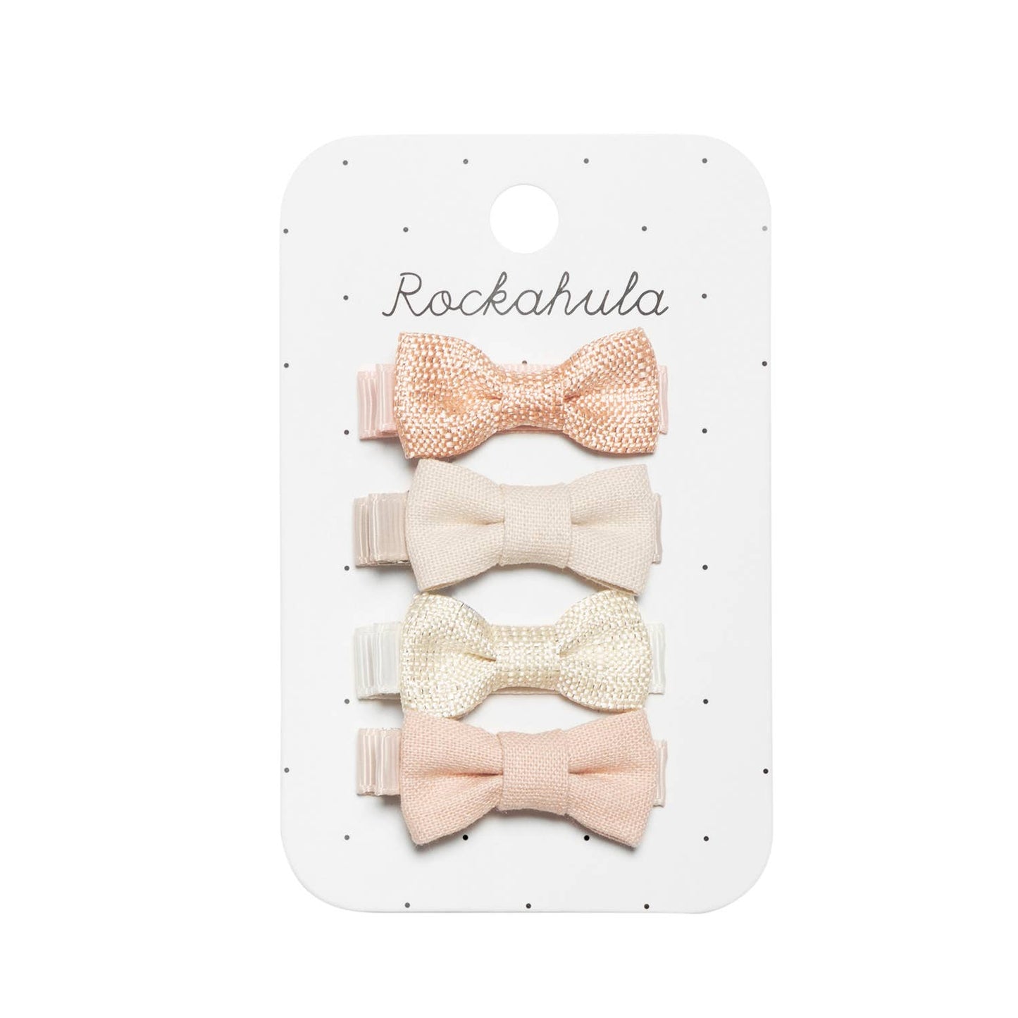 Rockahula Kids - Linen Mini Bow Clips