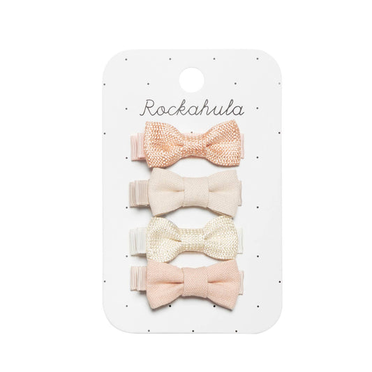 Rockahula Kids - Linen Mini Bow Clips
