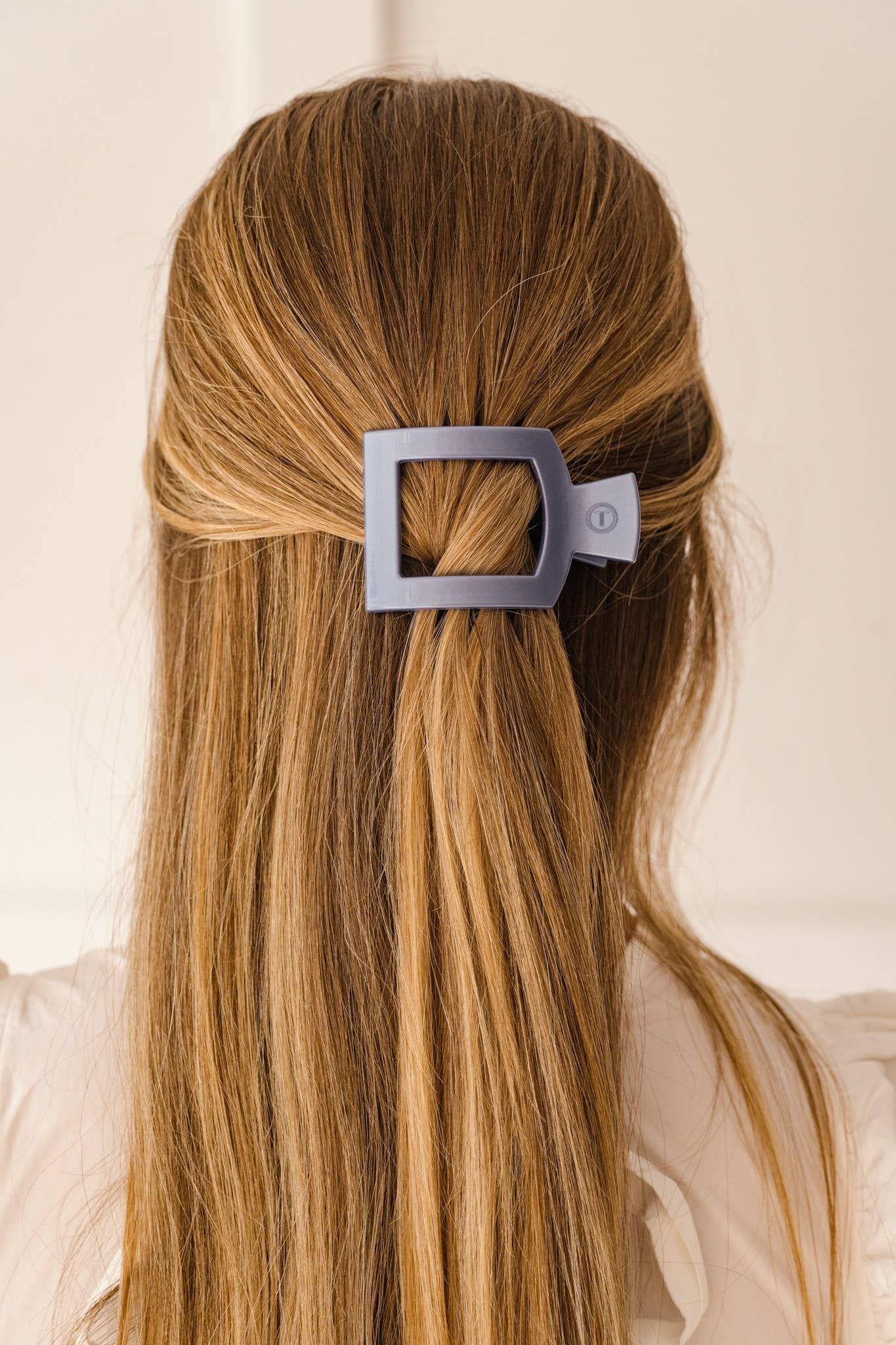 TELETIES - Square Flat Hair Clip | Small | Hampton Bay