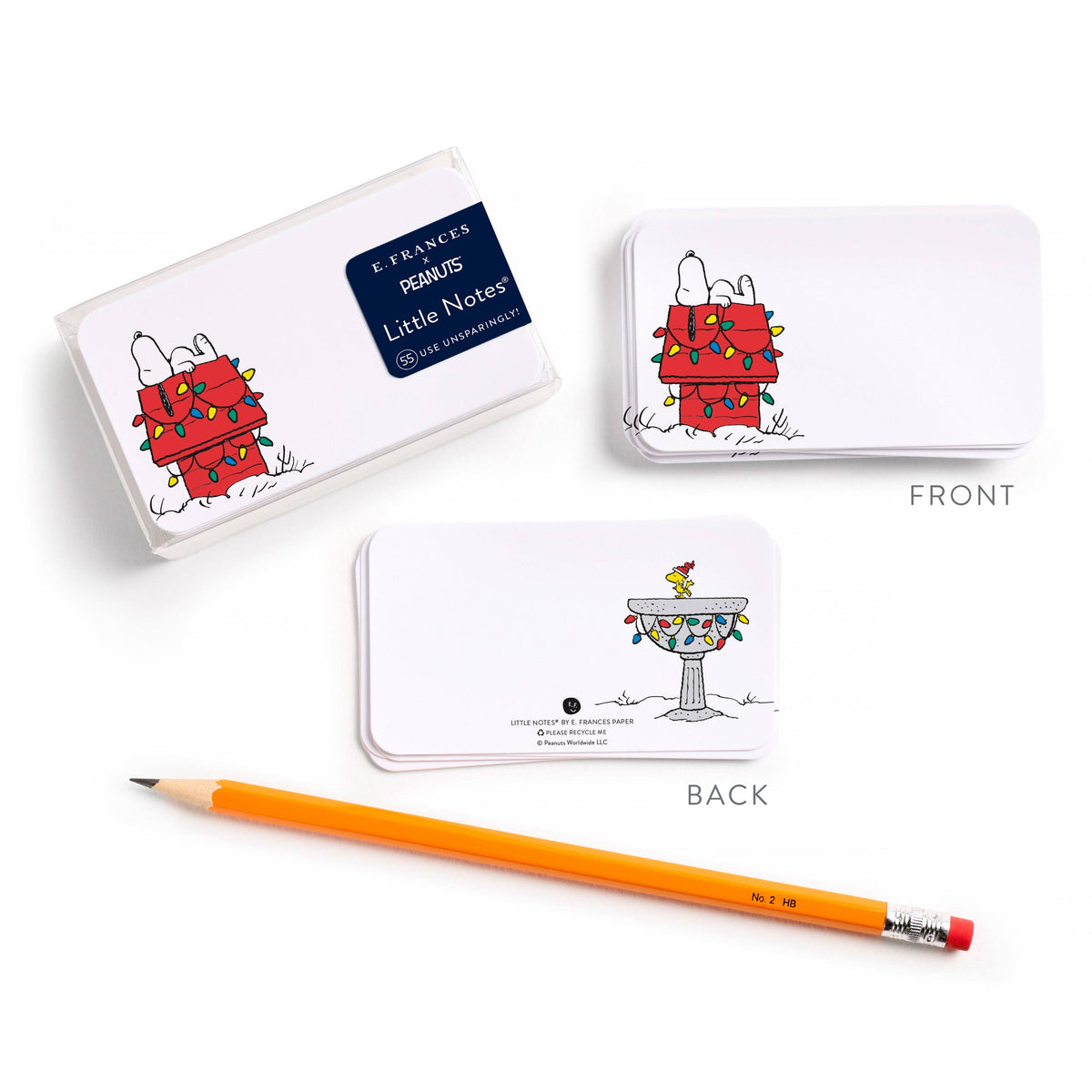 E. Frances Paper - E. Frances x Peanuts® Snoopy Holiday Dog House Little Notes®