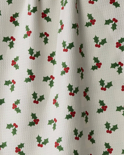 Geometry - Holiday Holly Luxe Kitchen Towel - Holiday 2026