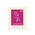 Ruff House Print Shop - Custom City Stamp Sticker - Atlantic, IA