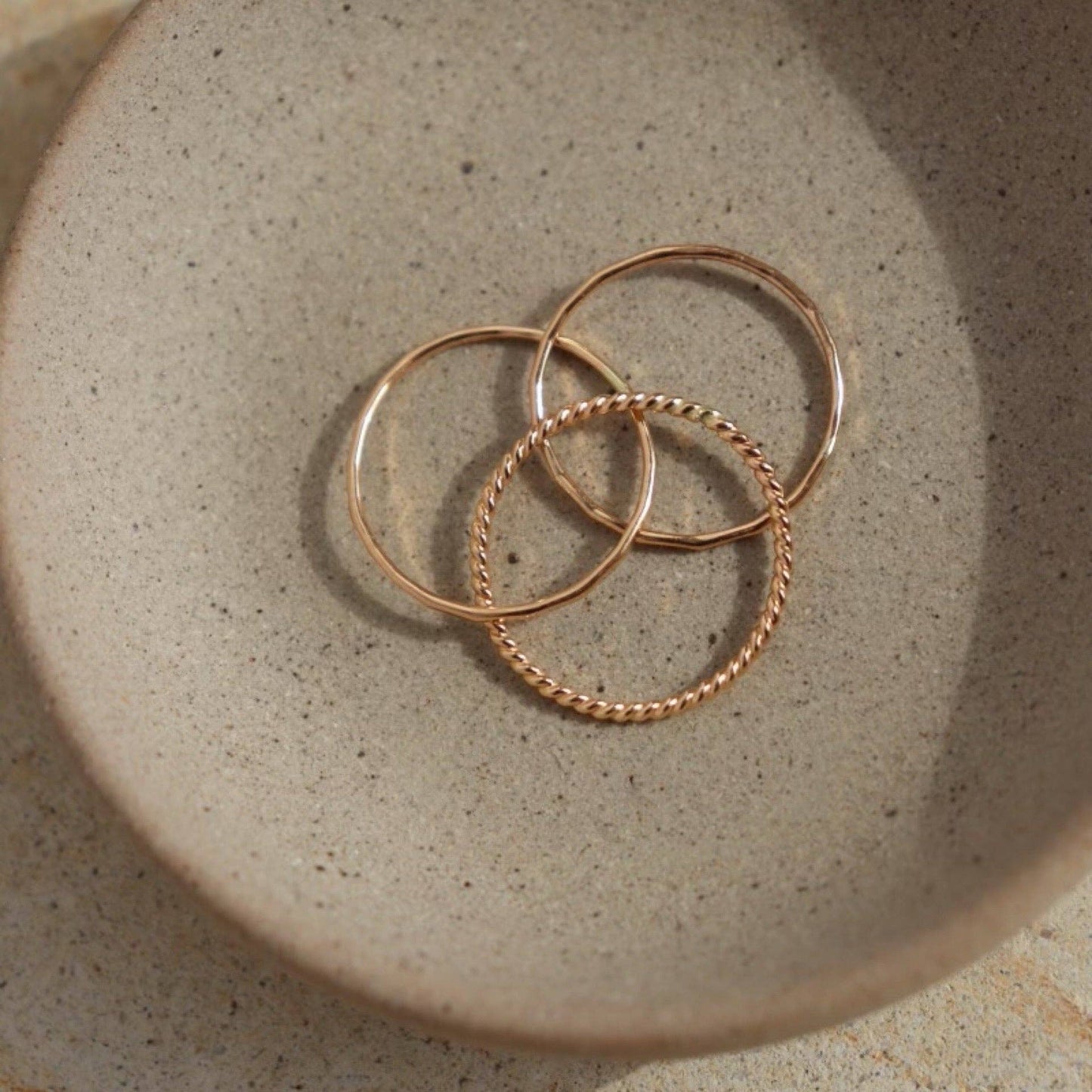 Token Jewelry - Tribeca Ring in 14k Gold Fill or Sterling Silver 