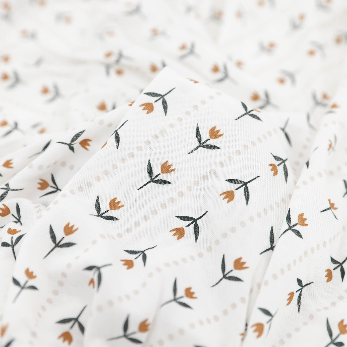 Little Unicorn - Stretch Knit Swaddle Blanket - Tulip Stripe
