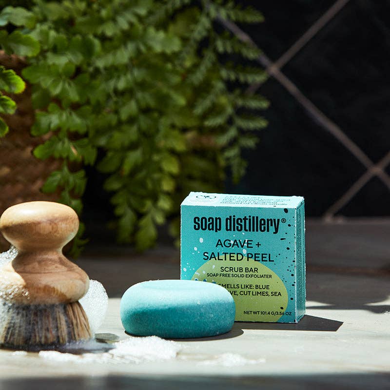 Soap Distillery - Agave + Salted Peel Body Scrub Bar