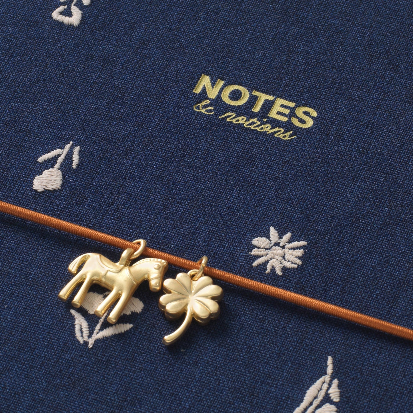 Papier - Fabric Lined Notebook, A5 Softcover - Twilight Blooms