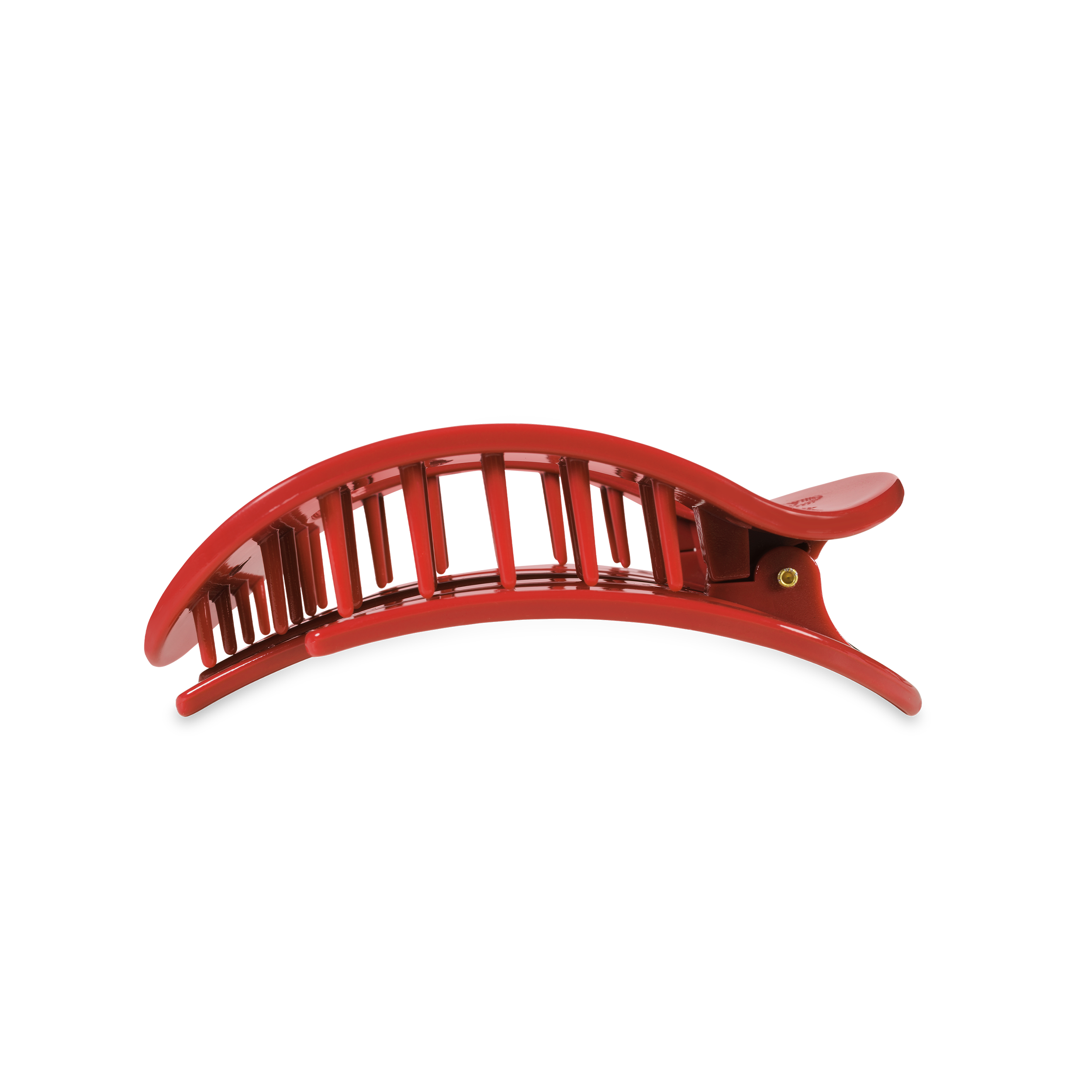 TELETIES - Flat Round Hair Clip | Medium | Red Carpet Ready