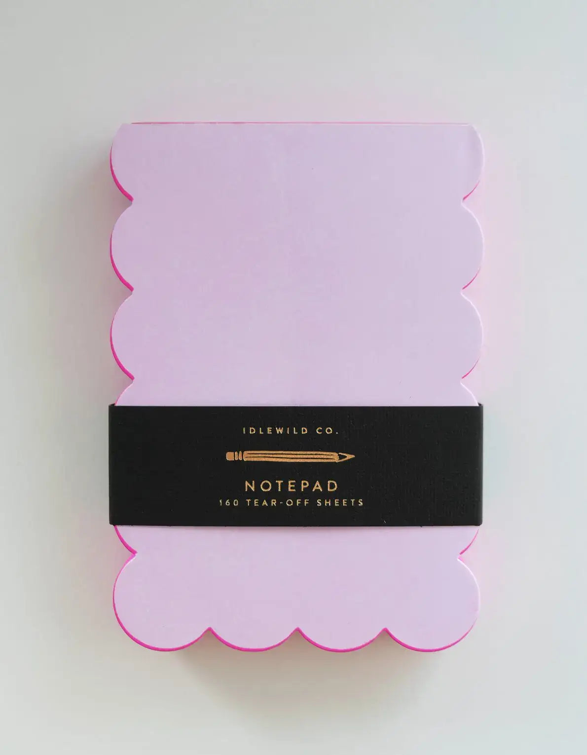Idlewild Co. - Scalloped Shaped Notepad | Lilac + Hot Pink