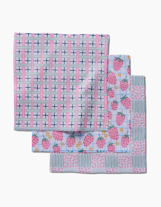 Geometry - Spring Picnic Day Dishcloth Set