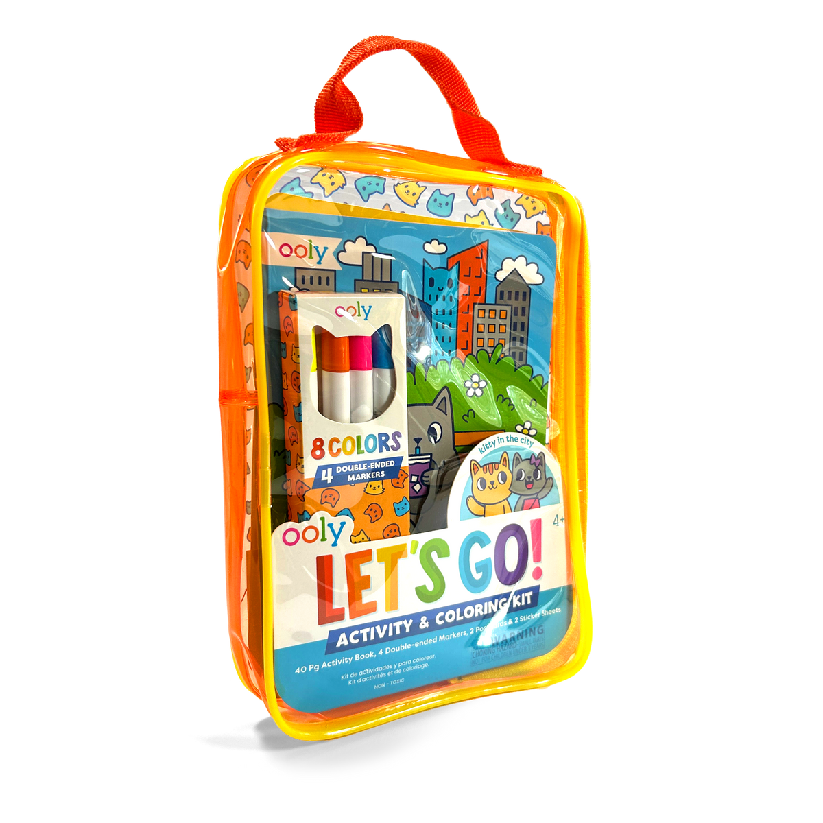 OOLY - Let's Go! Activity & Coloring Kit - Kitty In The City