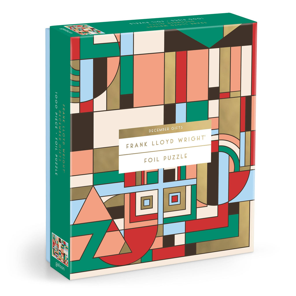 Chronicle Books - Frank Lloyd Wright December Gifts 1000 Piece Foil Puzzle