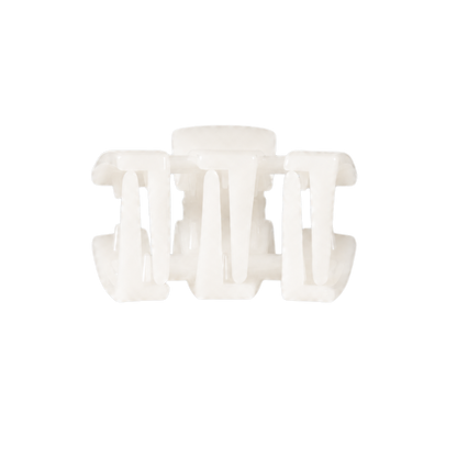 TELETIES - Classic | Coconut White | Petite | Claw Clip