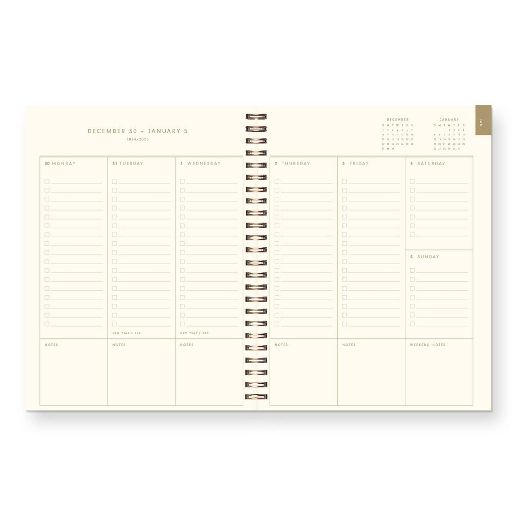 Ruff House Print Shop - 2026 Waves Dated Planner : Calendar Year